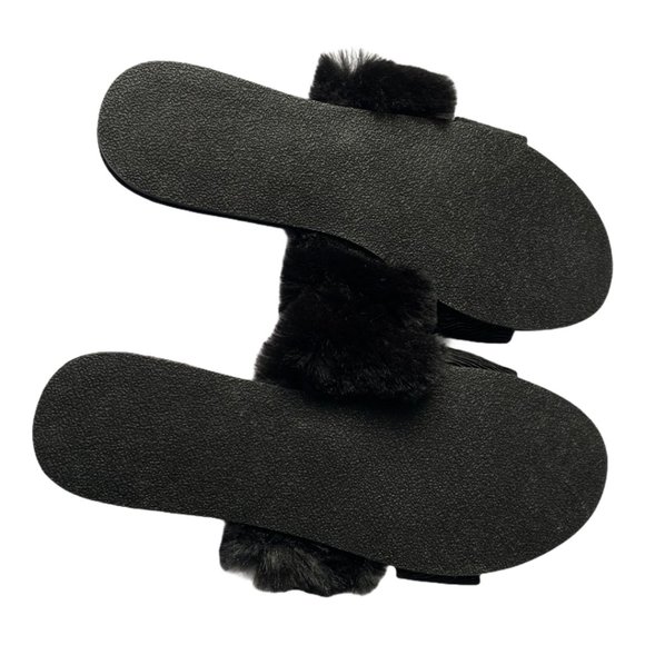 INC International Concepts Double Band Faux Fur Sl - Picture 4 of 4